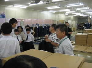 製品の試着