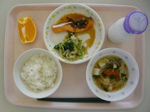 10月29日給食(小学部の量)