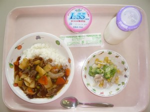 10月2日給食(小学部の量)