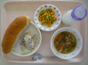 10月30日給食(小学部の量)