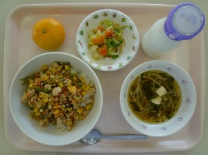 11月5日給食(小学部の量)