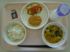 12月16日給食(小学部の量)