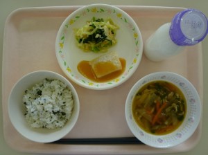 12月17日給食(小学部の量)