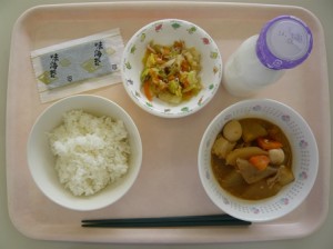 1月14日給食(小学部の量)