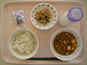 1月16日給食(小学部の量)