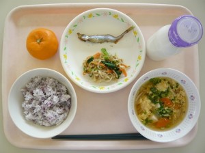 1月17日給食(小学部の量)