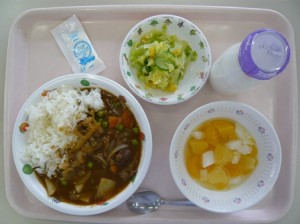1月20日給食(小学部の量)