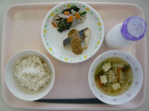 1月21日給食(小学部の量)