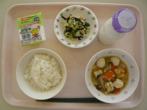 1月23日給食(小学部の量)