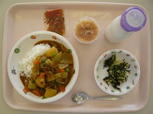 1月27日給食(小学部の量)