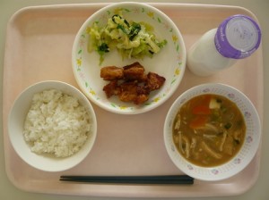 1月28日給食(小学部の量)
