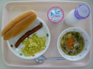 2月12日給食(小学部の量)