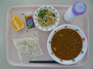 2月14日給食(小学部の量)