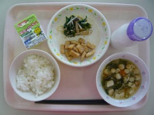 2月18日給食(小学部の量)