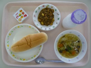 2月26日給食(小学部の量)