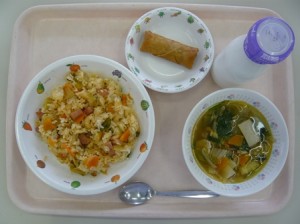2月27日給食(小学部の量)