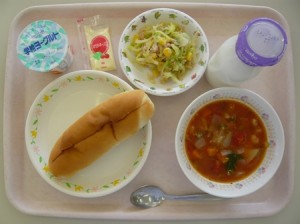 3月12日給食(小学部の量)