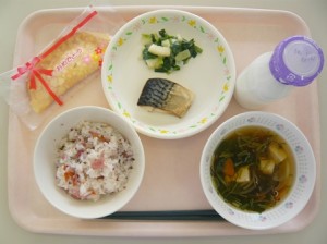 3月6日給食(小学部の量)