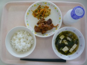 4月21日給食(小学部の量)