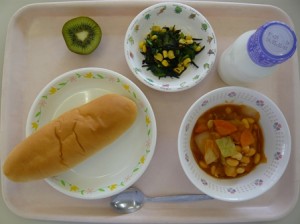 4月23日給食(小学部の量)