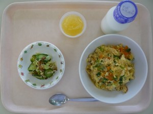 5月19日給食(小学部の量)
