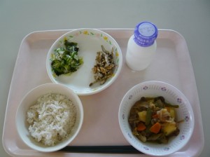 5月22日給食(小学部の量)