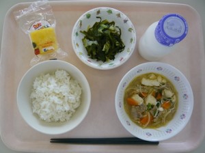 5月27日給食(小学部の量)