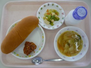 5月28日給食(小学部の量)