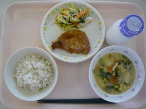 5月8日給食(小学部の量)