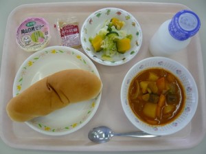 6月11日給食(小学部の量)