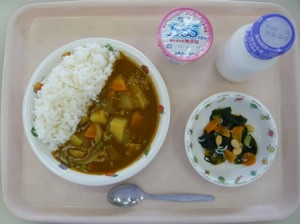 6月13日給食(小学部の量)