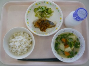 6月26日給食(小学部の量)