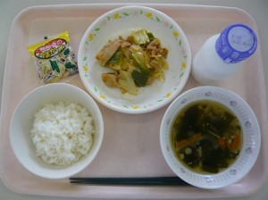 6月27日給食(小学部の量)