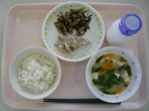 6月3日給食(小学部の量)