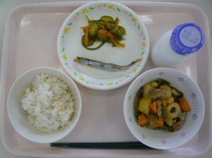 6月5日給食(小学部の量)