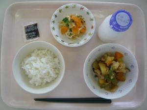 6月9日給食(小学部の量)