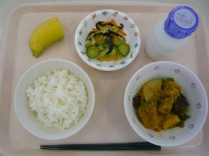 7月14日給食(小学部の量)