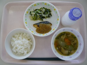 7月1日給食(小学部の量)