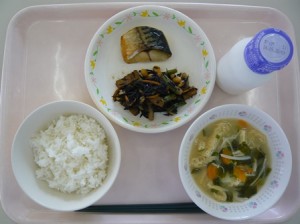 9月11日給食(小学部の量)