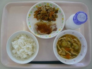 9月16日給食(小学部の量)