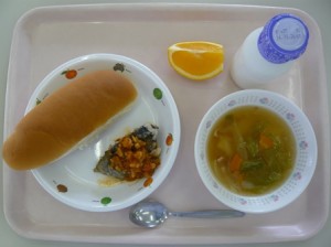 9月17日給食(小学部の量)