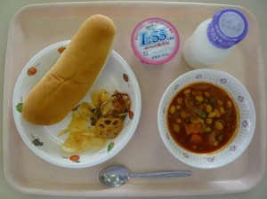 9月24日給食(小学部の量)