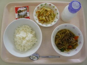 9月25日給食(小学部の量)