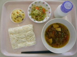 10月10日給食(小学部の量)