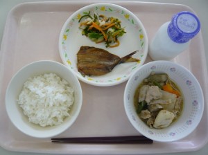 10月17日給食(小学部の量)