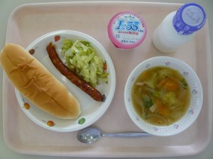10月1日給食(小学部の量)