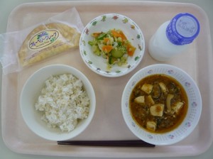 10月20日給食(小学部の量)