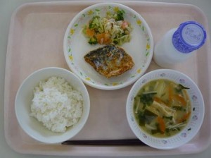 10月27日給食(小学部の量)