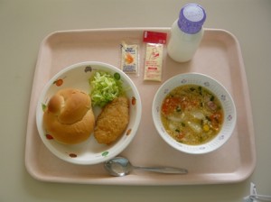 10月29日給食(小学部の量)