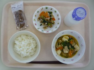 10月31日給食(小学部の量)